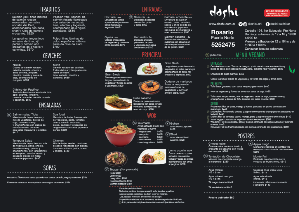 Menu Rosario pagina 1 Dashi